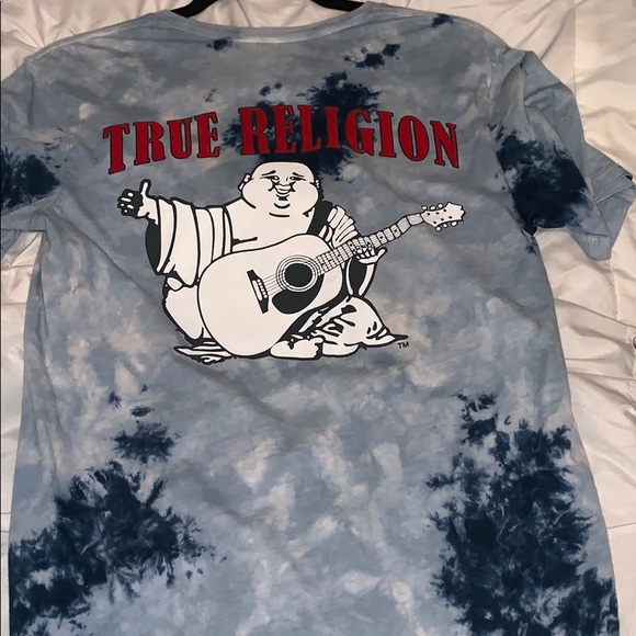 Felt Blue Buddha Logo Tee - Picture 2 of 3